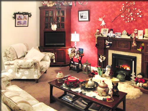 Lounge and TV room at Hillcrest Bed and Breakfast Accommodation in Bangor Erris, County Mayo.